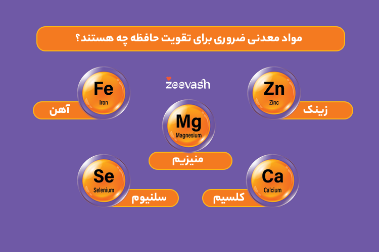 مواد معدنی ضروری برای تقویت حافظه چه هستند؟